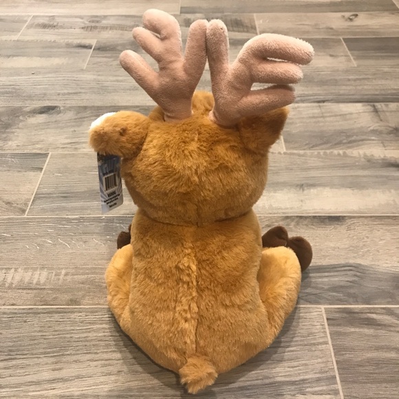 Reindeer plush and If you take a mouse to the movies book - Picture 4 of 8